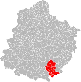 Localisation de Communauté de communes de Loir et Bercé