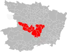 Localisation de Communauté de communes Loire Layon Aubance