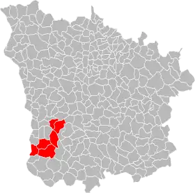 Localisation de Communauté de communes Loire et Allier