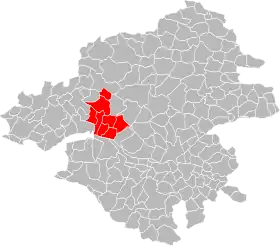 Localisation de Communauté de communesLoire et Sillon