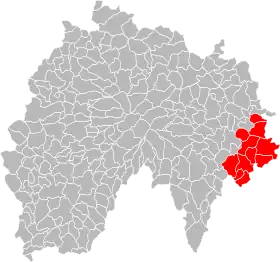 Localisation de Communauté de communes Margeride-Truyère