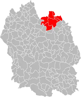 Localisation de Communauté de communes Margeride Est