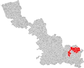 Localisation de Communauté d'agglomération MaubeugeVal de Sambre