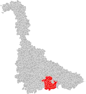 Localisation de Communauté de communes Meurthe, Mortagne, Moselle