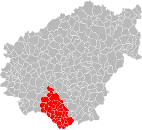 Localisation de Communauté de communes Midi Corrézien