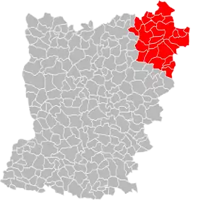 Localisation de Communauté de communes du Mont des Avaloirs