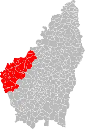 Localisation de Communauté de communes de la Montagne d'Ardèche