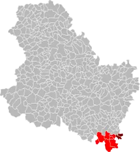 Localisation de Communauté de communes Morvan-Vauban