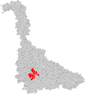 Localisation de Communauté de communes Moselle et Madon