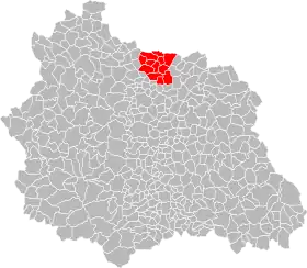 Localisation de Communauté de communes Nord Limagne