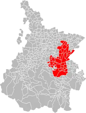 Localisation de Communauté de communes du Plateau de Lannemezan