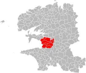 Localisation de Communauté de communes du Pays de Châteaulin et du Porzay