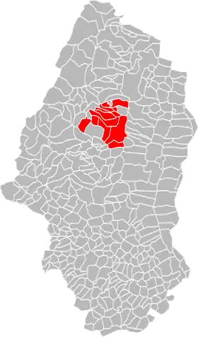 Localisation de Communauté de communes Pays de Rouffach, Vignobles et Châteaux