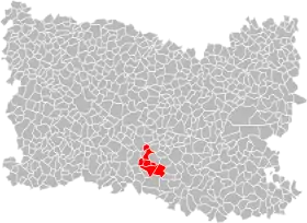 Localisation de Communauté de communes Pierre - Sud - Oise