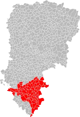Localisation de Communauté d'aggIomération de la Région de Château-Thierry