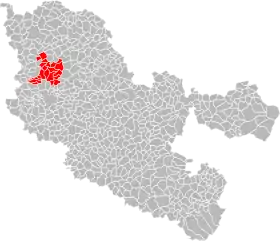 Localisation de Communauté de communes Rives de Moselle