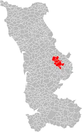 Localisation de Communauté de communes de l'Agglomération saint-loise