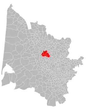 Localisation de Communauté de communes Les Rives de la Laurence