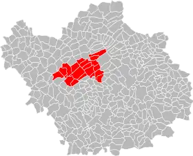 Localisation de Communauté de communes Seine Melda Coteaux