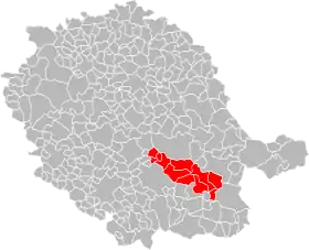 Localisation de Communauté de communes Sidobre Val d'Agout