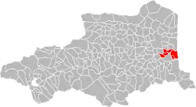 Localisation de Communauté de communes Sud Roussillon