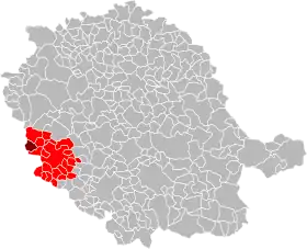 Localisation de Communauté de communes Tarn-Agout