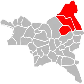 Localisation de Communauté d'agglomération Terres de France