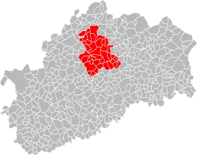 Localisation de Communauté de communes Terres de Saône