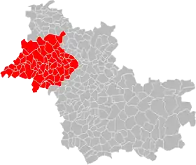 Localisation de Communauté d'agglomération Territoires Vendômois