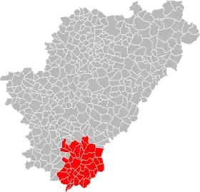 Localisation de Communauté de communes Tude et Dronne