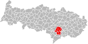 Localisation de Communauté d'agglomérationVal-et-Forêt