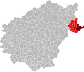 Localisation de Communauté de communesVal et plateaux bortois