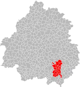 Localisation de Communauté de communes Vallée de la Dordogne et Forêt Bessède
