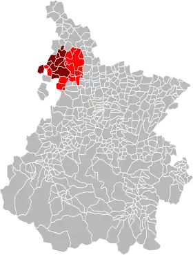 Localisation de Communauté de communes de Vic-Montaner