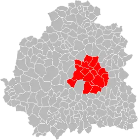 Localisation de Châteauroux Métropole