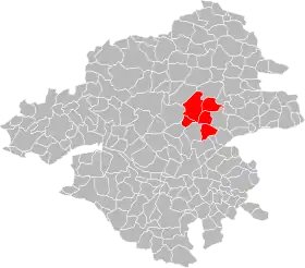 Localisation de Communauté de communes d'Erdre et Isac