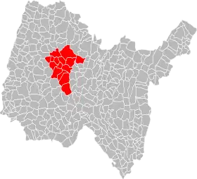 Localisation de Communauté d'agglomérationde Bourg-en-Bresse
