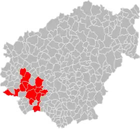 Localisation de Communauté d'agglomération de Brive