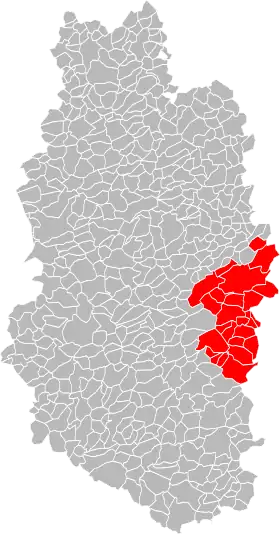 Localisation de Communauté de communes Côtes de Meuse - Woëvre