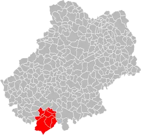 Localisation de Communauté de communes de Castelnau-Montratier