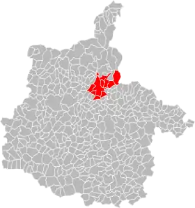 Localisation de Communauté d'Agglomérationde Charleville-MézièresCœur d'Ardenne