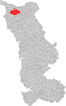 Localisation de Communauté de communes de Douve et Divette