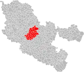 Localisation de District urbain de Faulquemont