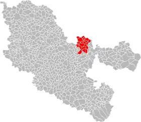 Localisation de Communauté d'agglomération de Forbach Porte de France