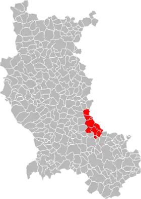 Localisation de Communauté de communes de Forez en Lyonnais