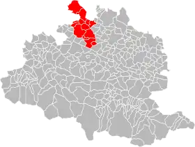 Localisation de Communauté de communes de la Lèze