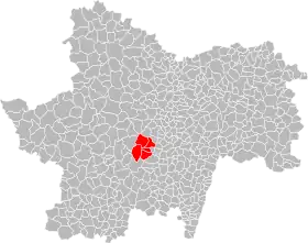 Localisation de Communauté de communes de la Guiche