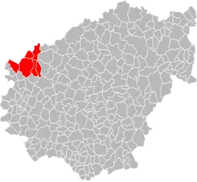 Localisation de Communauté de communes Lubersac-Auvézère