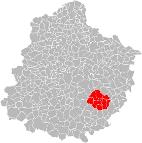 Localisation de Communauté de communes de Lucé