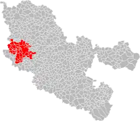 Localisation de Eurométropole de Metz